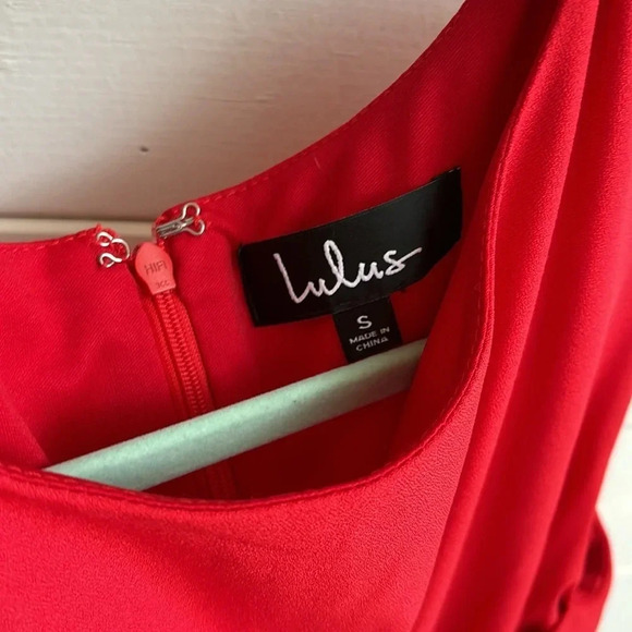 Lulus Zealous Love Red Tie-Front Midi Dress - Picture 11 of 15